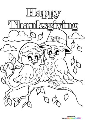 Happy Thanksgiving Pilgrim Turkeys