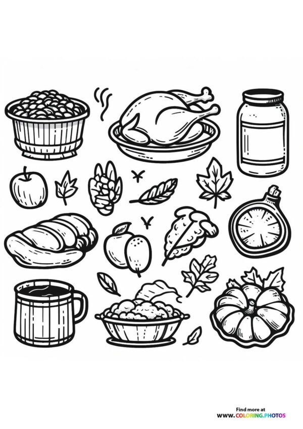 Thanksgiving Food Collection