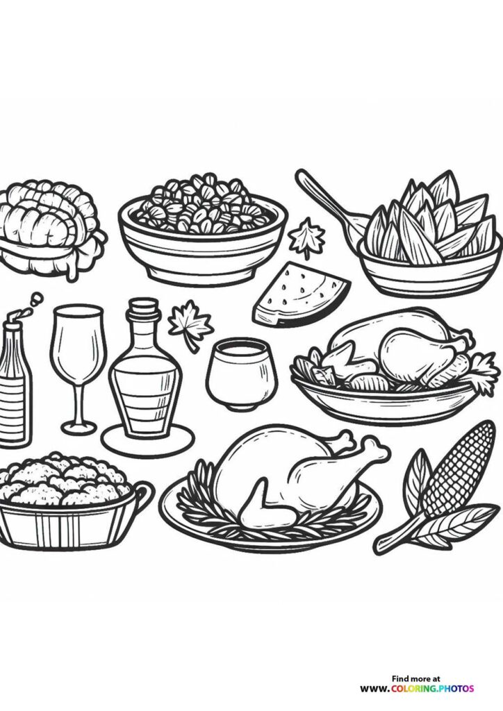 Thanksgiving Feast Food
