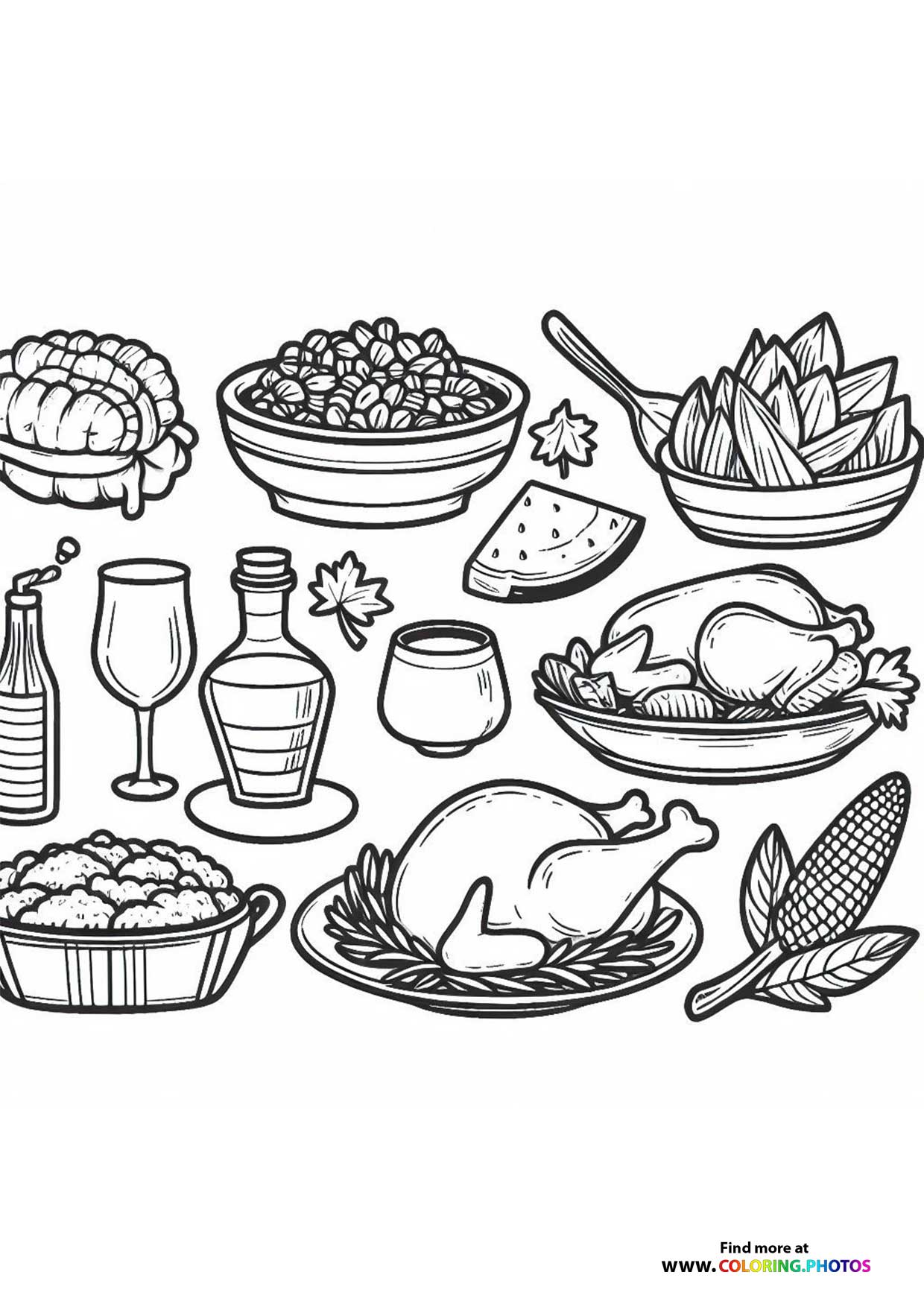Thanksgiving Feast Food