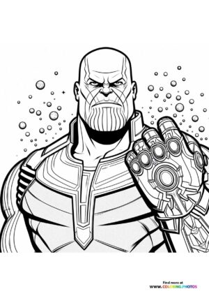 Thanos with Infinity Gauntlet
