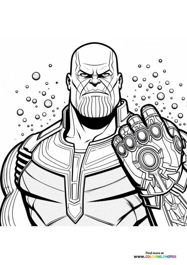 Thanos with Infinity Gauntlet