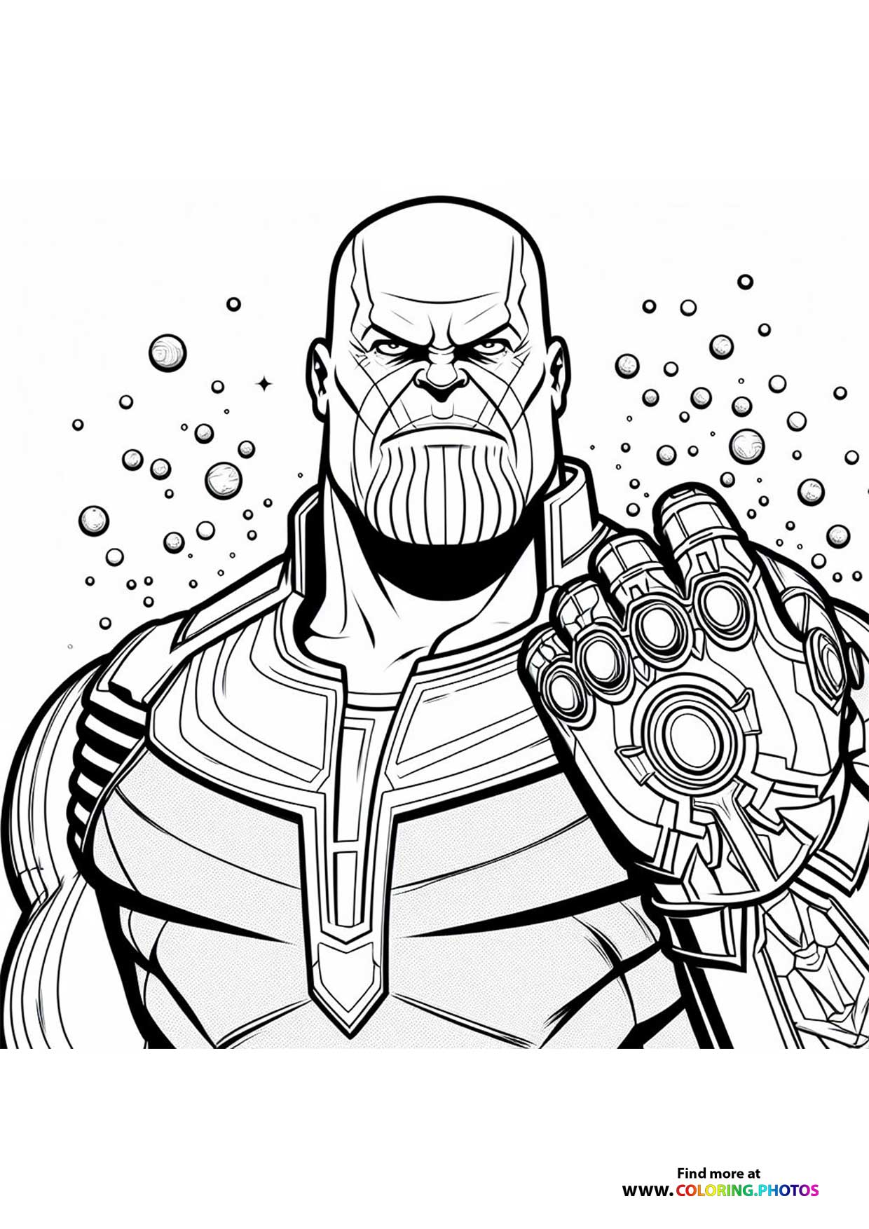 Thanos with Infinity Gauntlet