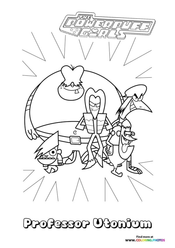 The Gangreen Gang from Powerpuff Girls