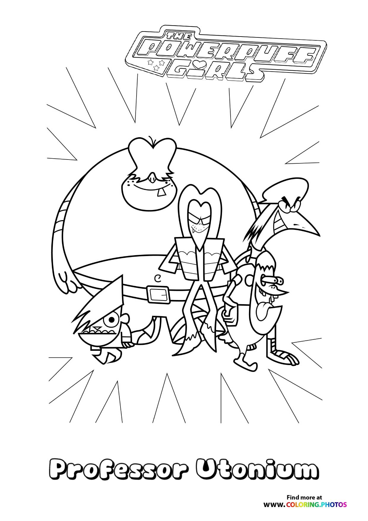 The Gangreen Gang from Powerpuff Girls