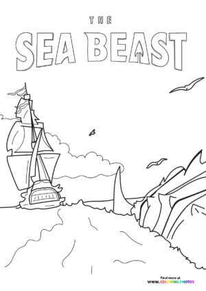 The Sea Beast chasing a boat
