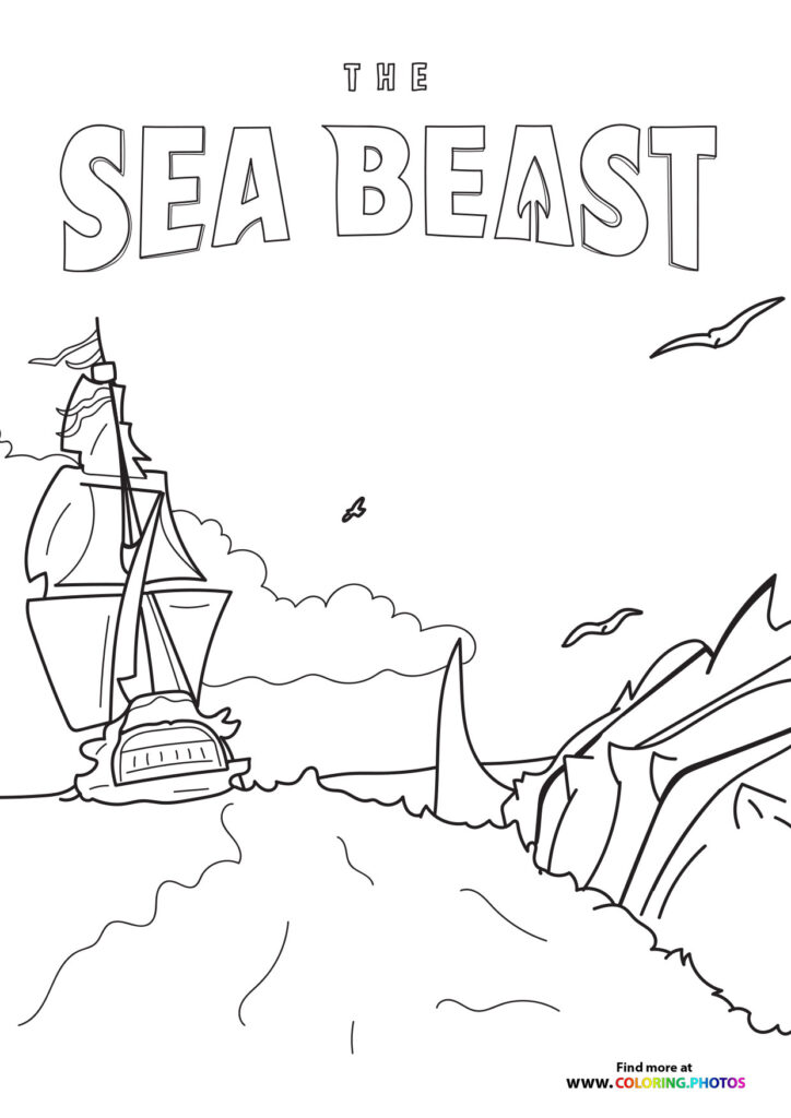 The Sea Beast chasing a boat