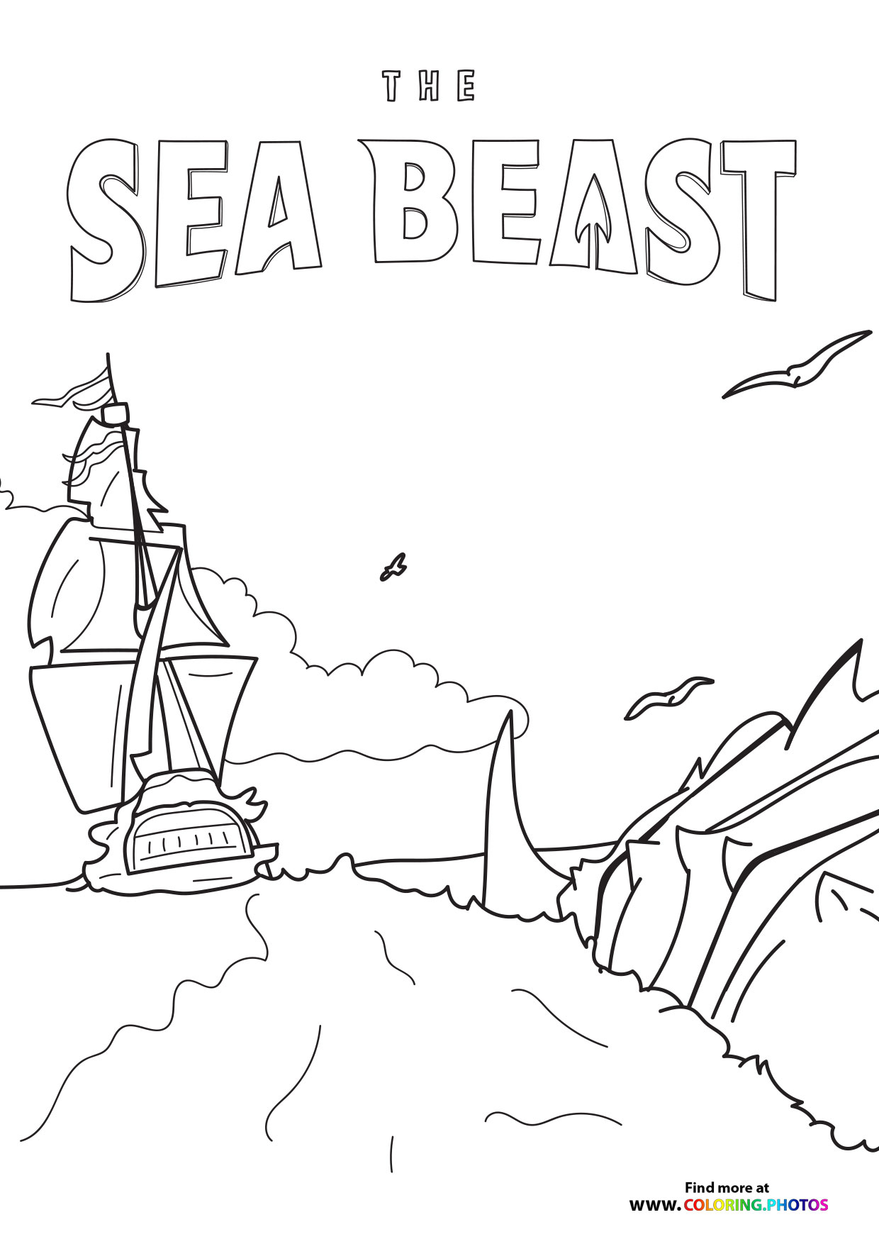 The Sea Beast chasing a boat