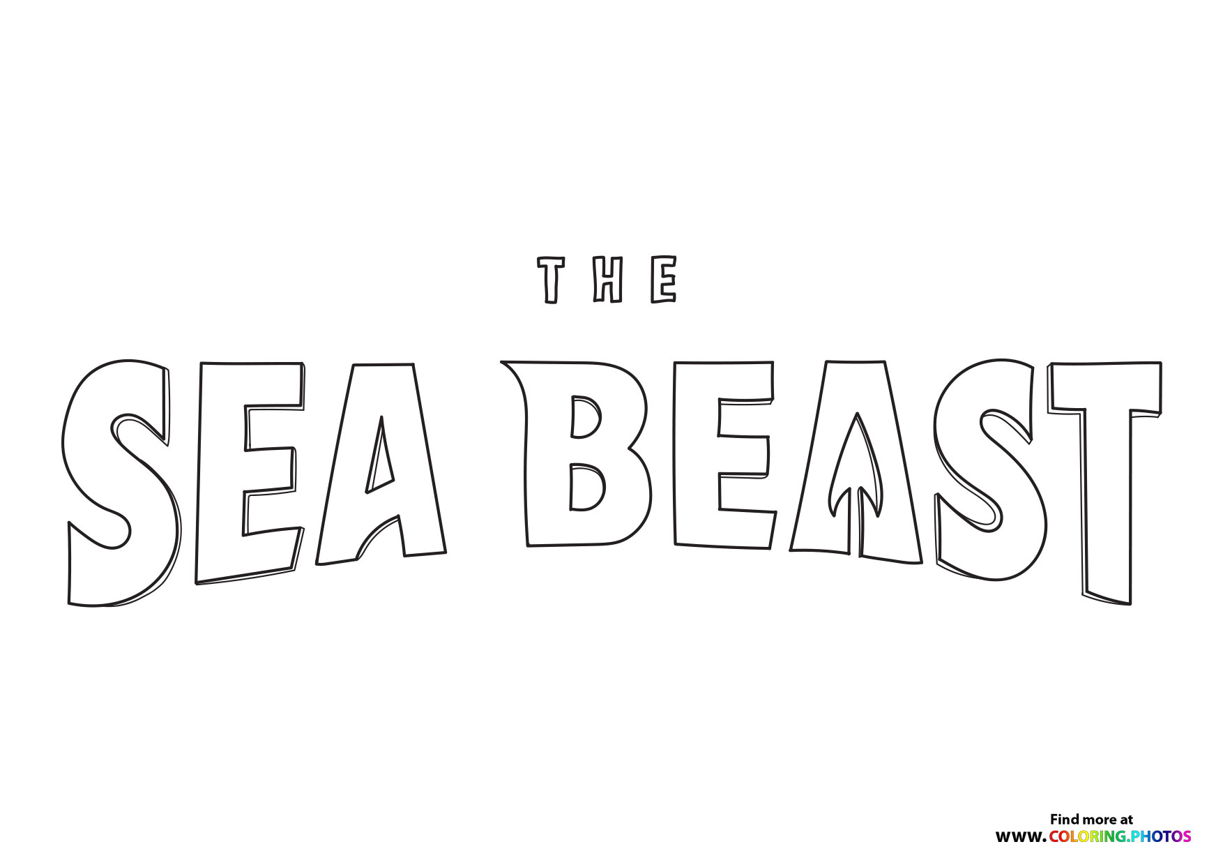 The Sea Beast logo