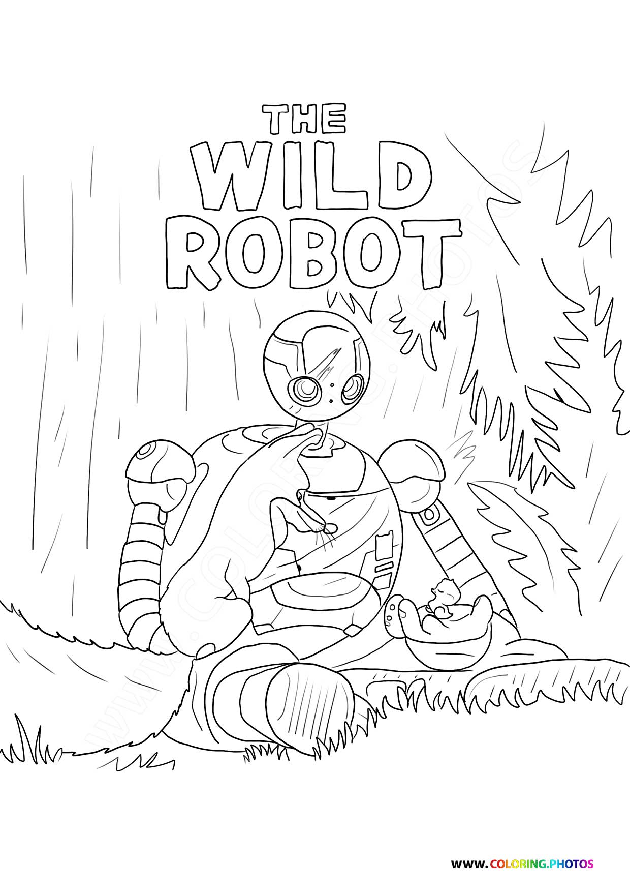 Wild Robot in the Forest