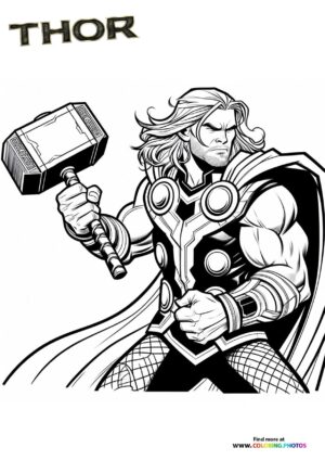Thor Wielding Mjolnir