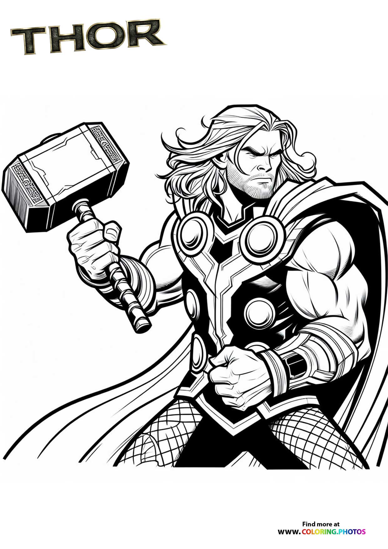 Thor Wielding Mjolnir