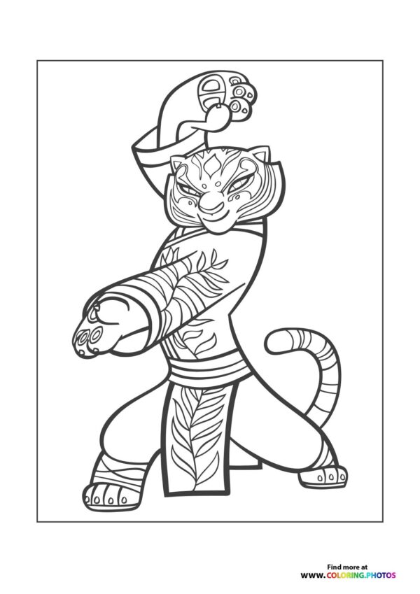 Furious Five Warrior in Kung Fu Stance