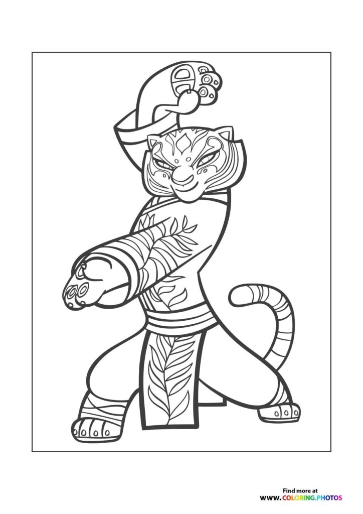 Furious Five Warrior in Kung Fu Stance