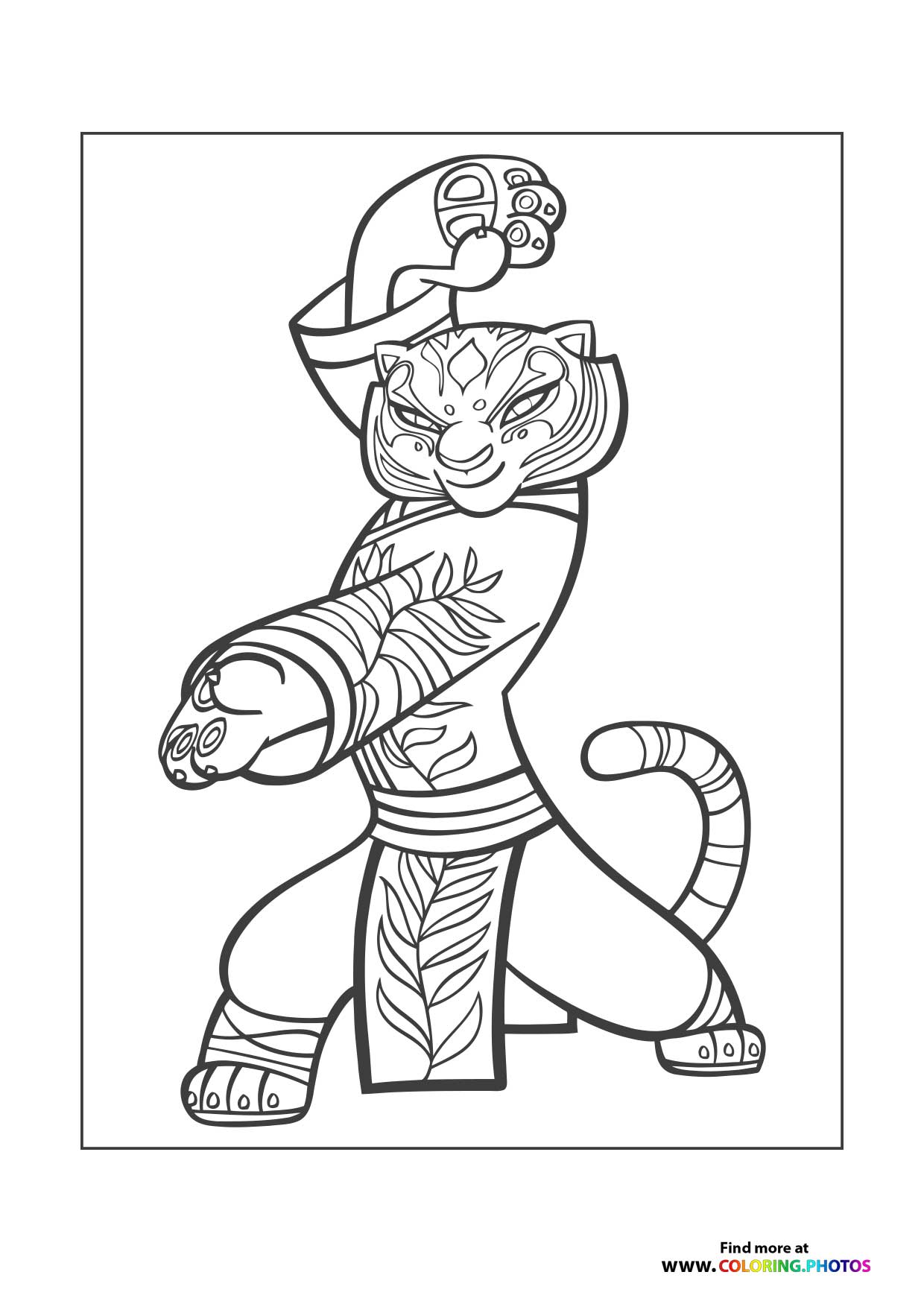 Furious Five Warrior in Kung Fu Stance