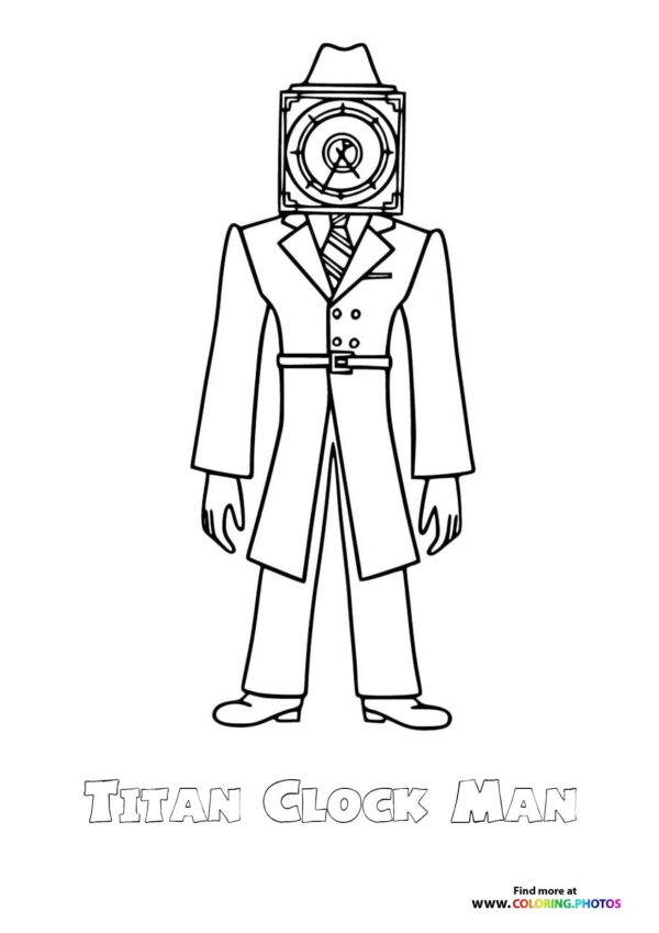 Titan Clock Man from Skibidi Toilet