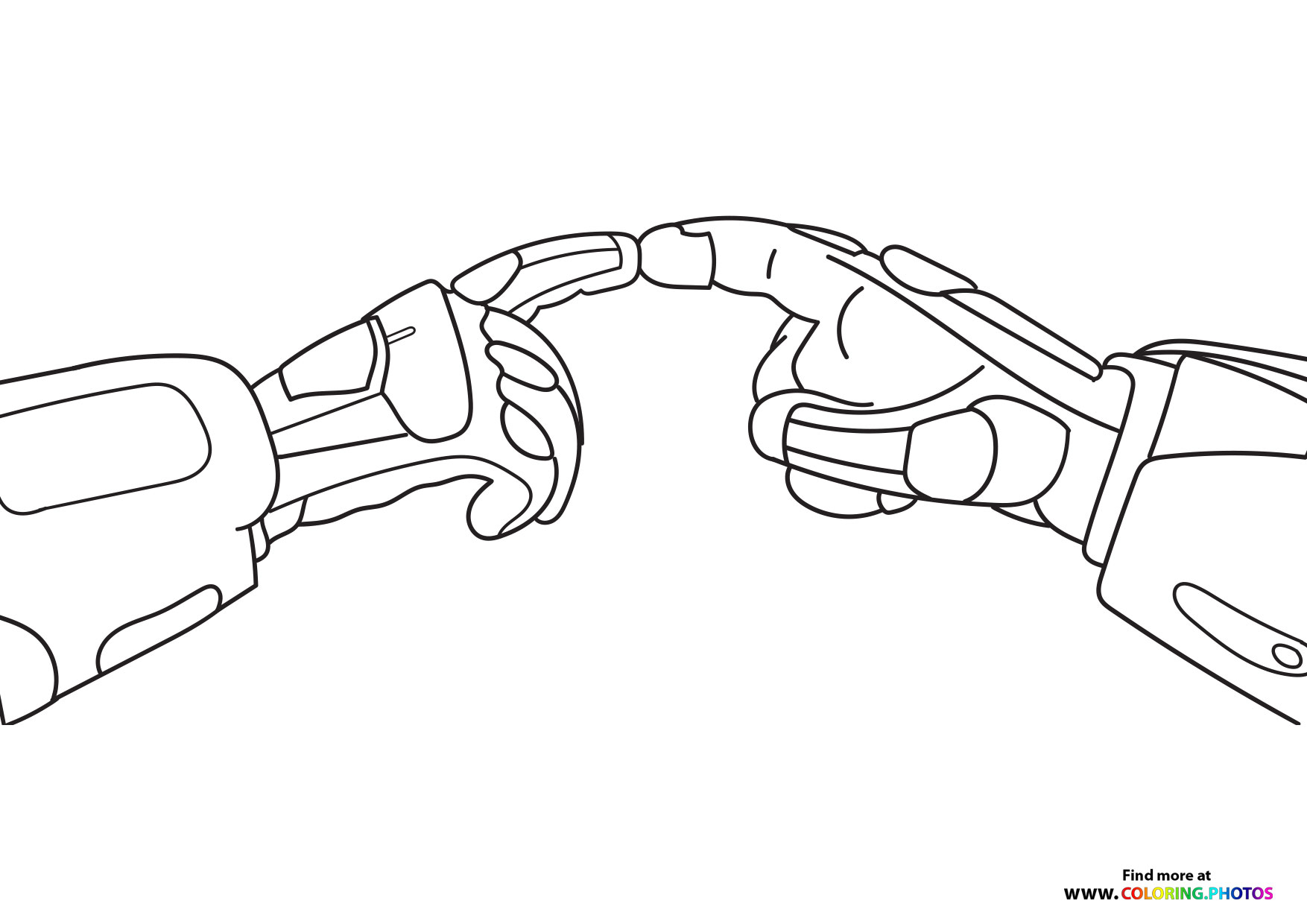 To infinity coloring page