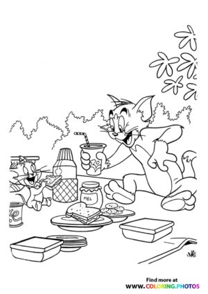 Tom and Jerry picnic