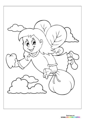 Tooth fairy bringing presents
