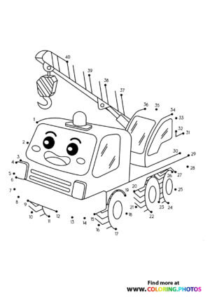 Tow truck dot the dots