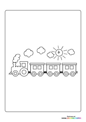 Train with vagons