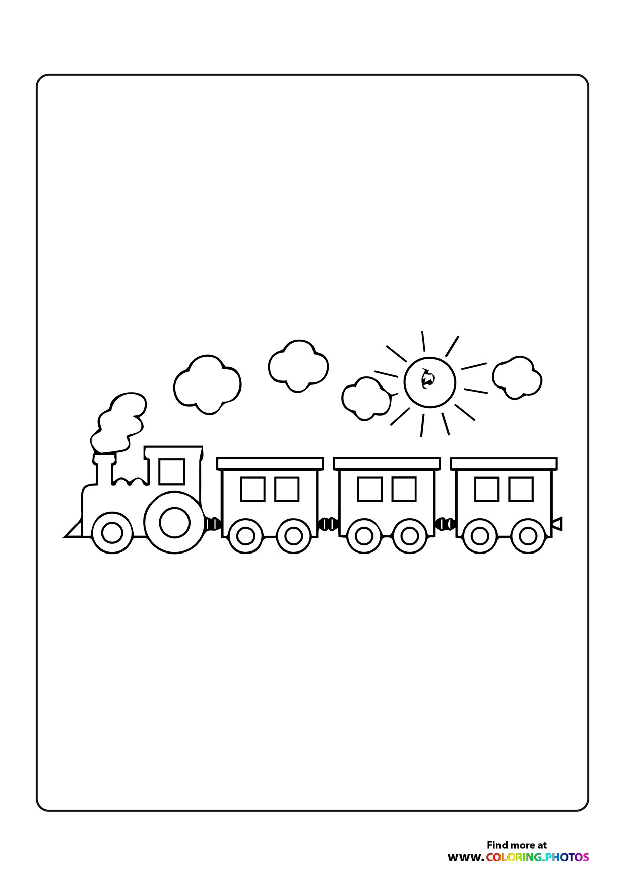 Train with vagons