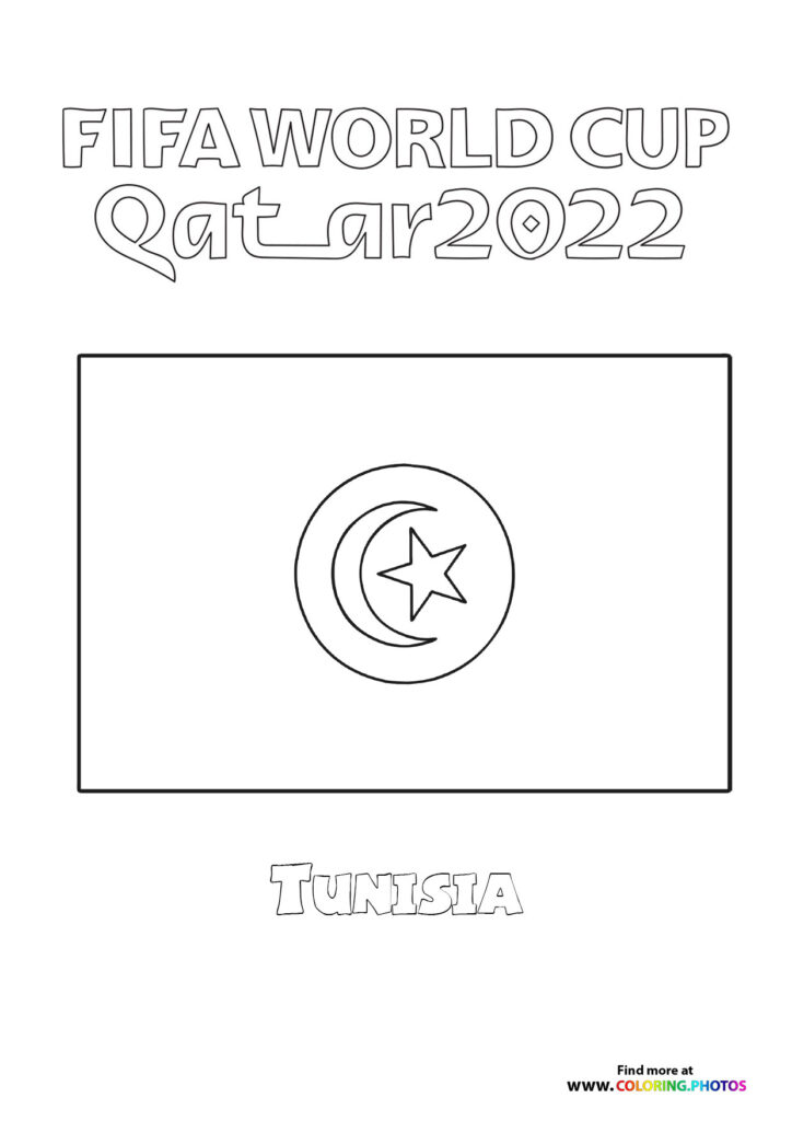 Tunisia World Cup flag