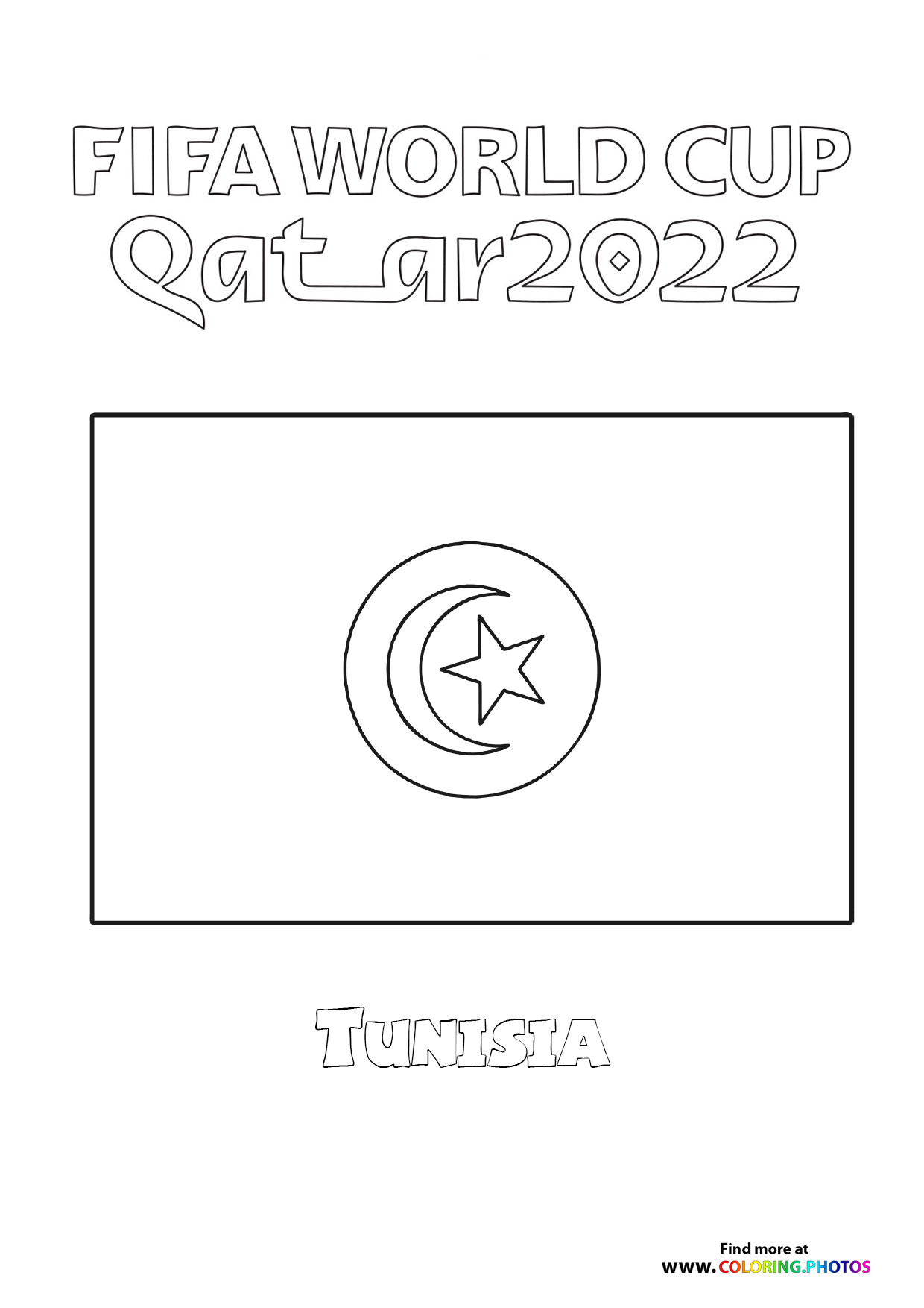 Tunisia World Cup flag