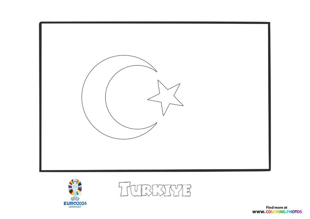 Turkiye flag Euro 2024