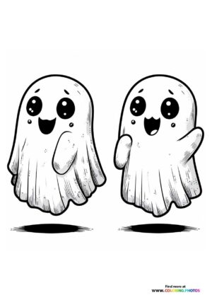 Happy Halloween Ghosts