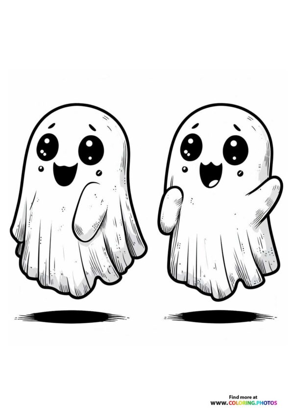 Happy Halloween Ghosts