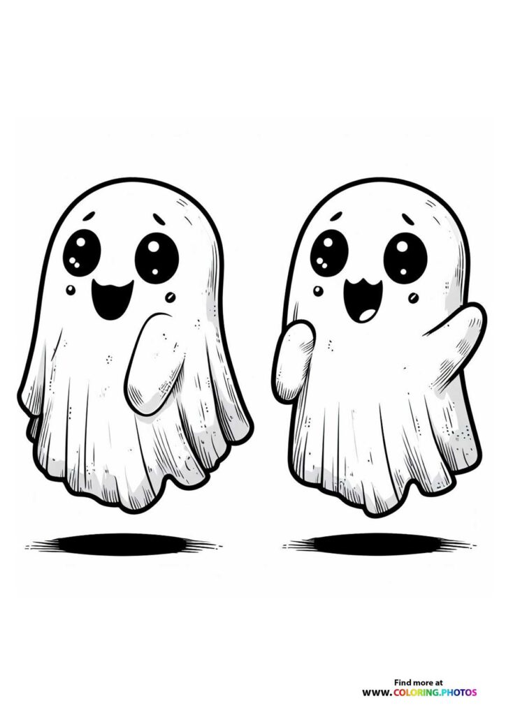 Happy Halloween Ghosts