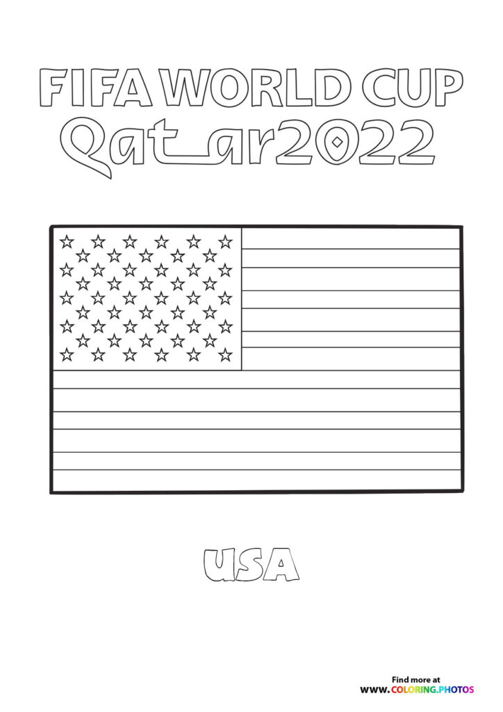 USA World Cup flag