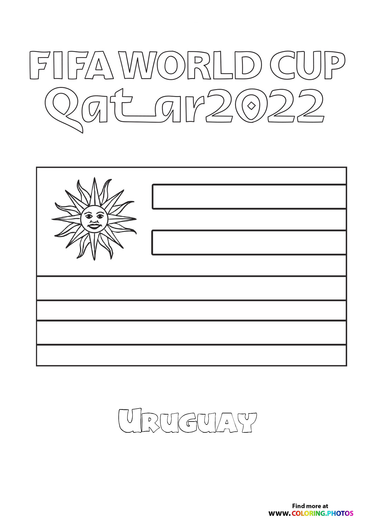 Uruguay World Cup flag