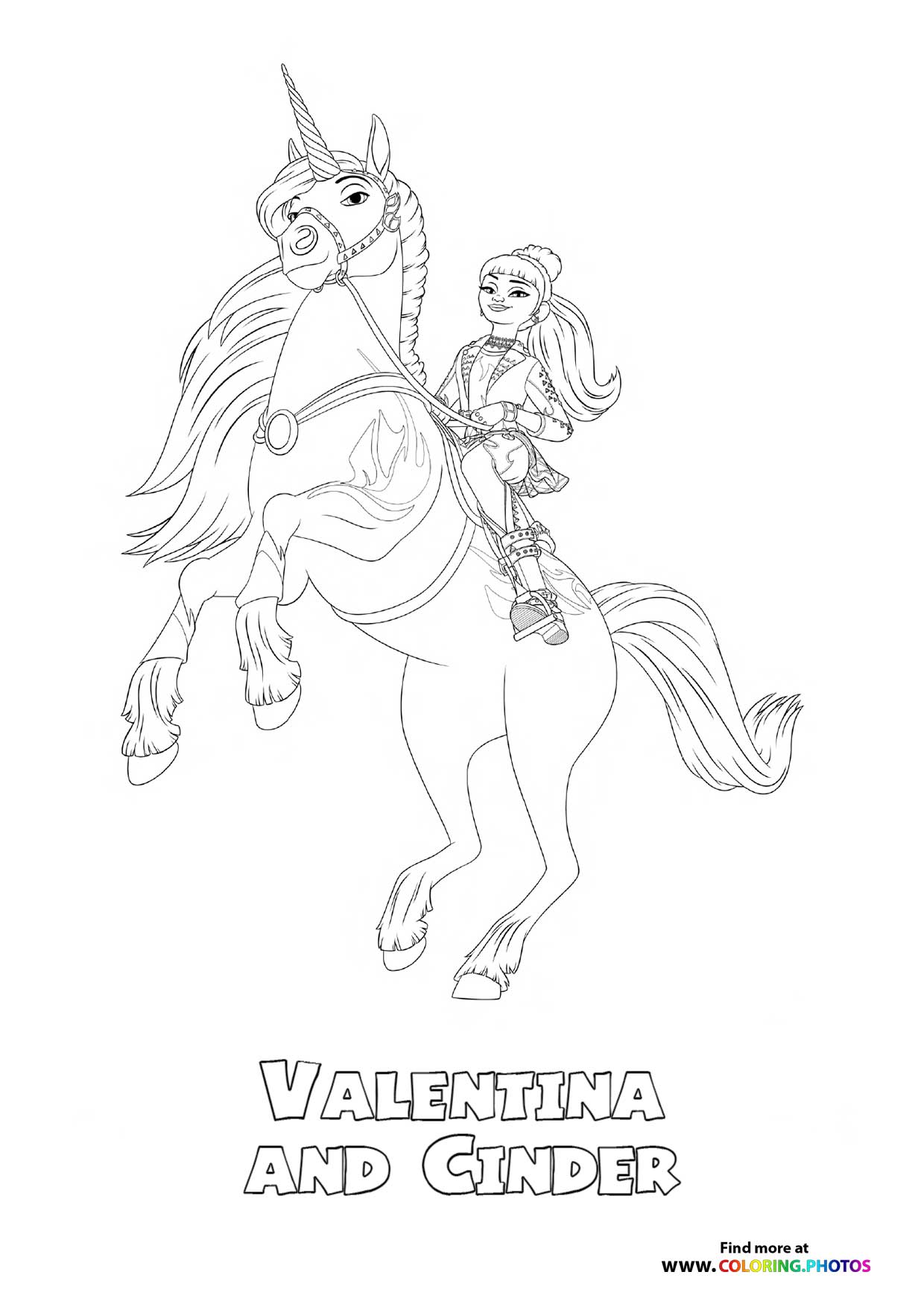 Valentina and Cinder from Unicorn Academy