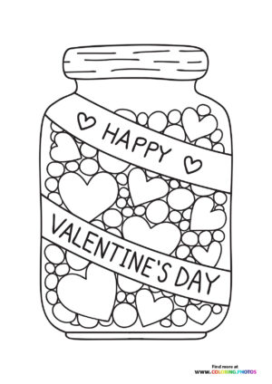 Jar of Hearts Valentine's Gift