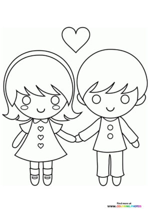 Cute Couple Holding Hands