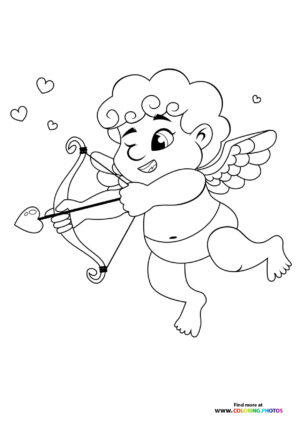 Cupid Aiming His Arrow