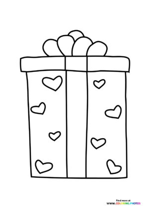 Valentine's Gift Box with Hearts