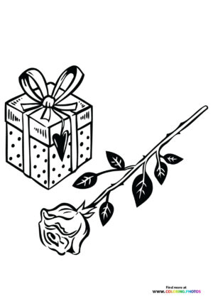 Gift Box and Rose