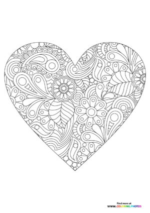 Valentine Heart Mandala
