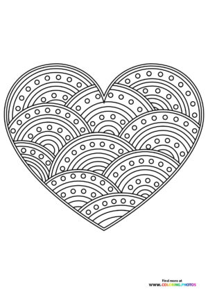 Valentine Heart Mandala