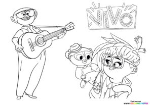 Vivo, Gabriela and Andres hanging out