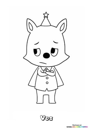 Labubu Vos with Party Hat