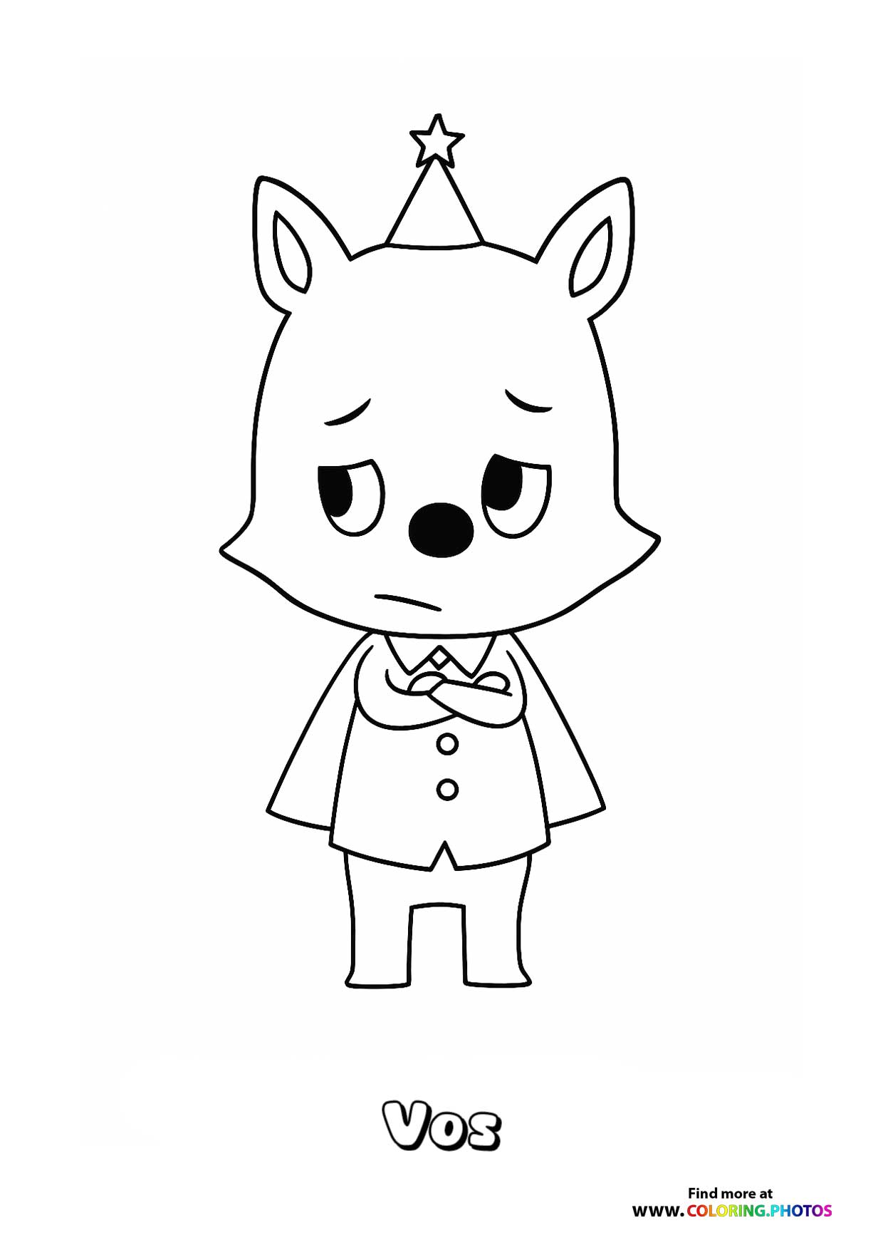 Labubu Vos with Party Hat