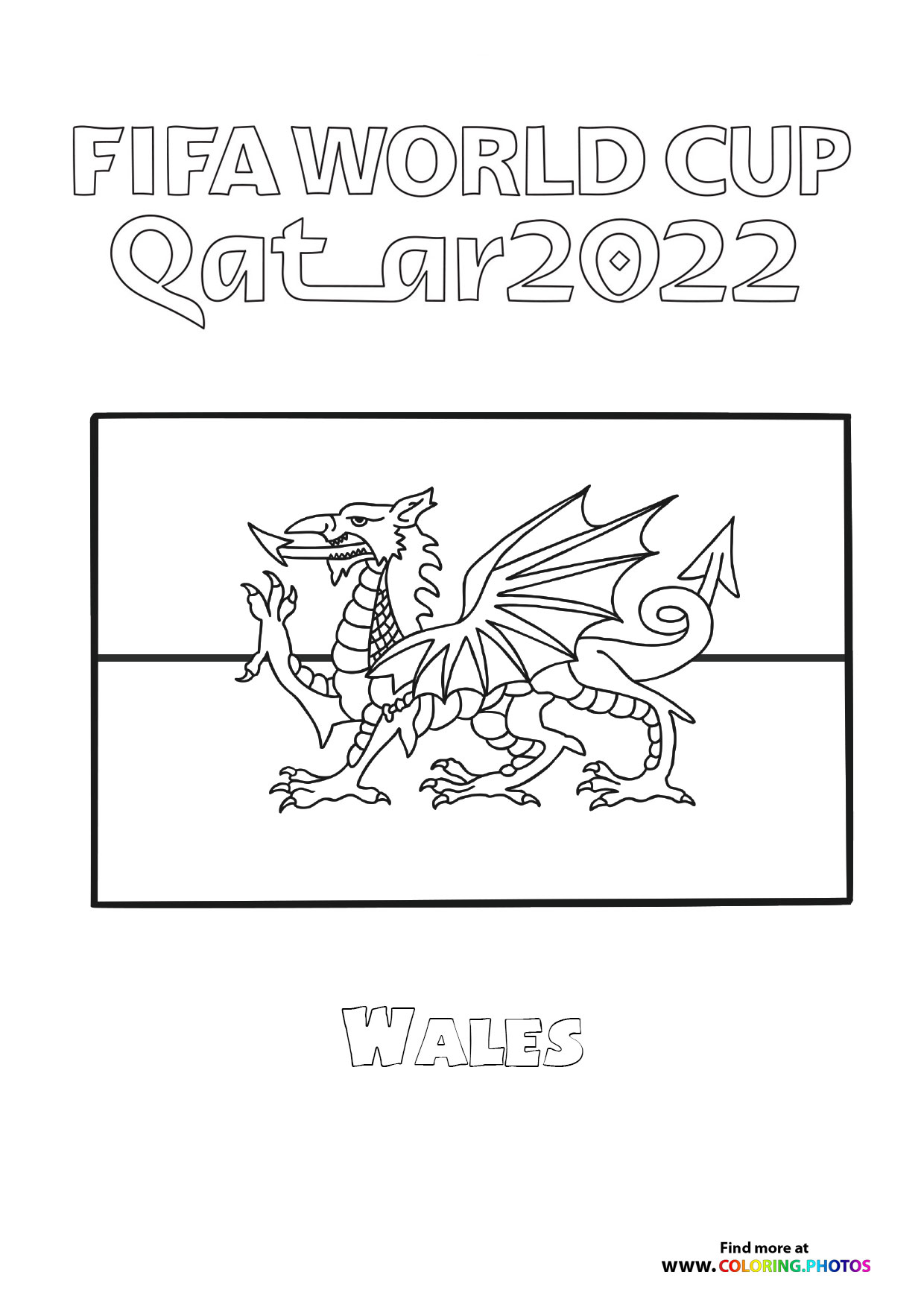 Wales World Cup flag