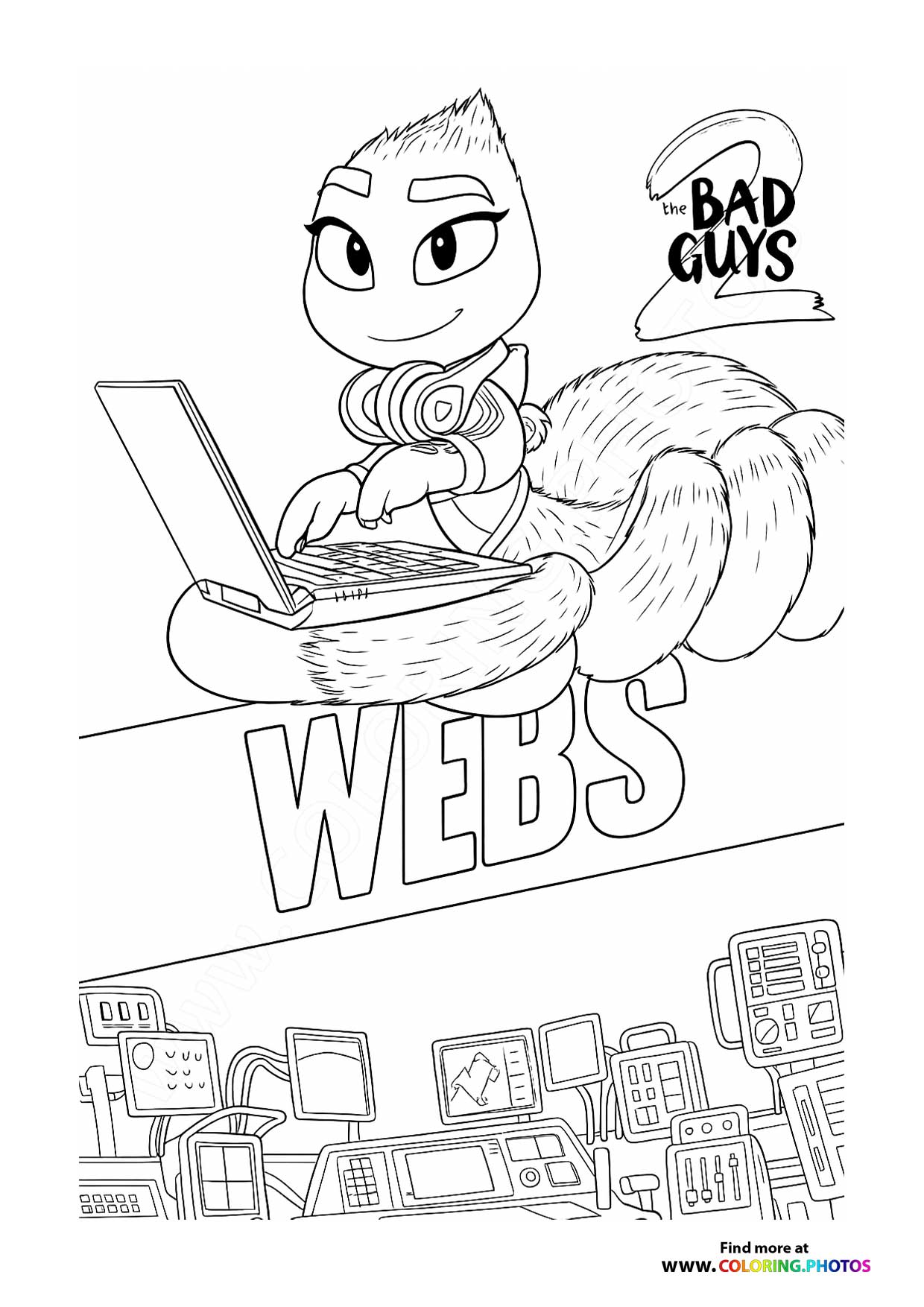 Webs with Laptop