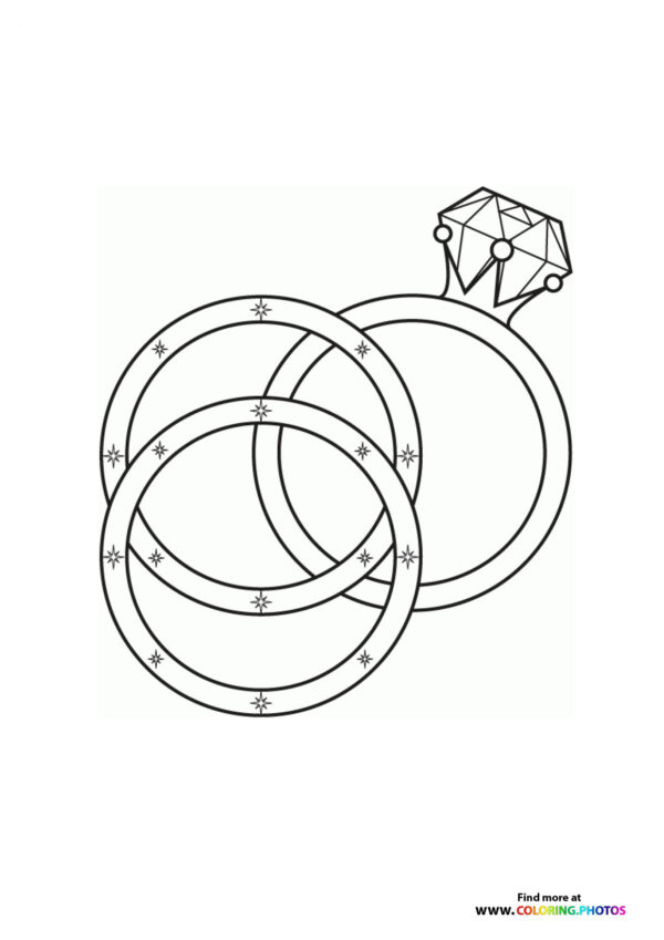 Wedding Rings with Diamond