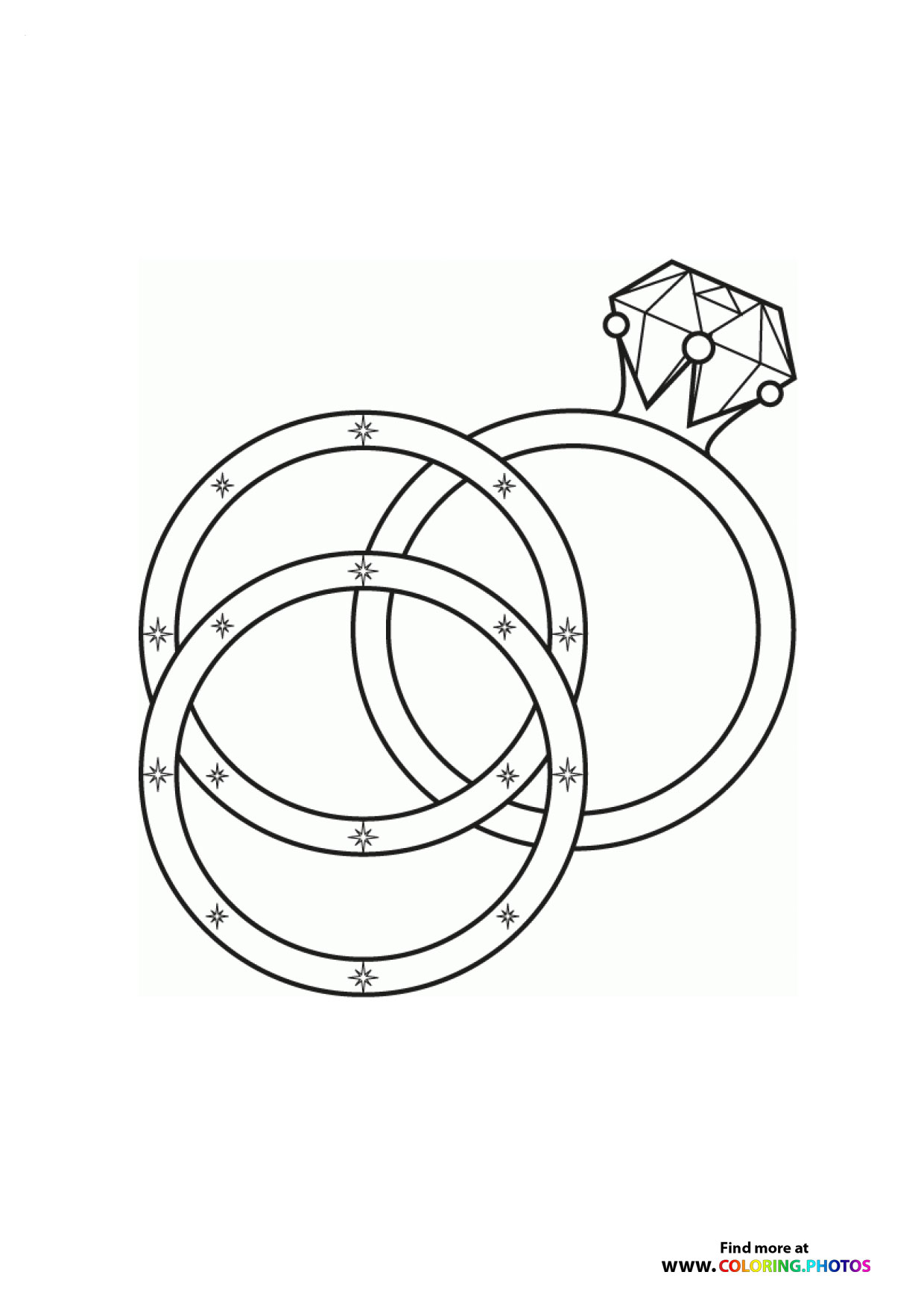 Wedding Rings with Diamond