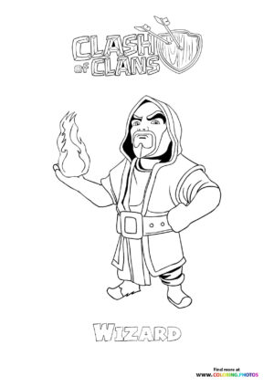 Wizard with Fireball